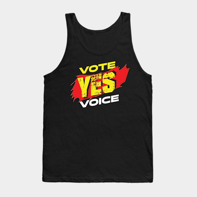 Vote Yes To The Voice - Indigenous Voice To Parliament Tank Top by T-shirt US